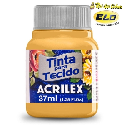 TINTA TECIDO ACRILEX 37ML-536 AMARELO CADMIO