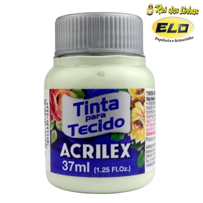 Tinta para Tecido Acrilex 37ml - Várias Cores
