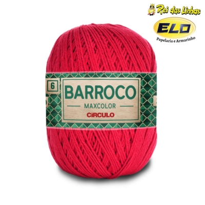 BARBANTE BARROCO MAXCOLOR N.6 400G-3635 PAIXAO
