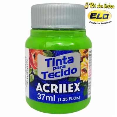 Tinta para Tecido Acrilex 37ml - Várias Cores