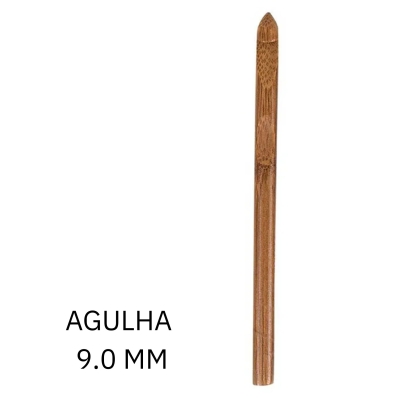 Agulha de Crochê Cabo de Madeira NYBC - KIT OU UNIDADE