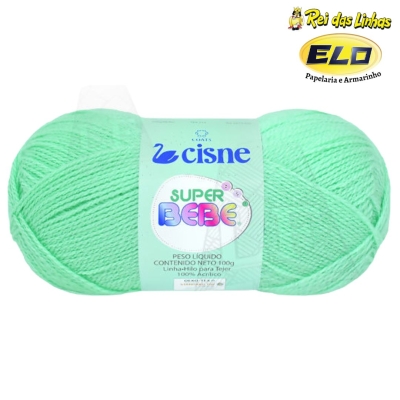 LA COATS CORRENTE CISNE 100G SUPER BEBE-07015 VERDE BEBE