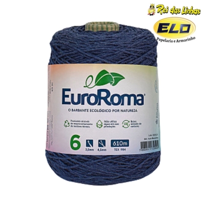 BARBANTE EURO ROMA 600GR N.6-904 AZUL MARINHO