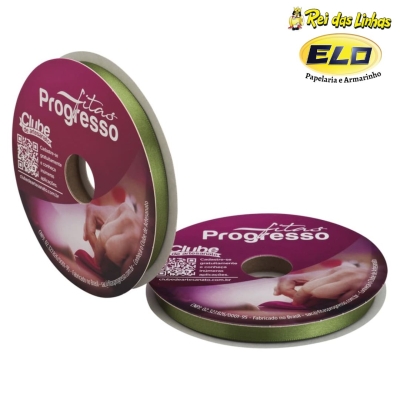 FITA CETIM PROGRESSO SIMPLES PC 50MTS N.2-249 VERDE MILITAR