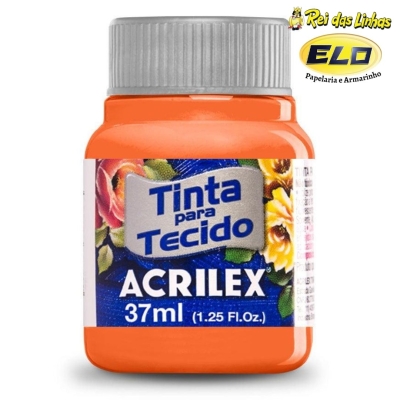TINTA TECIDO ACRILEX 37ML-517 LARANJA