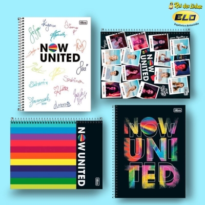 CADERNO TILIBRA UNIV C/D 10MT 160 FLS NOW UNITED-