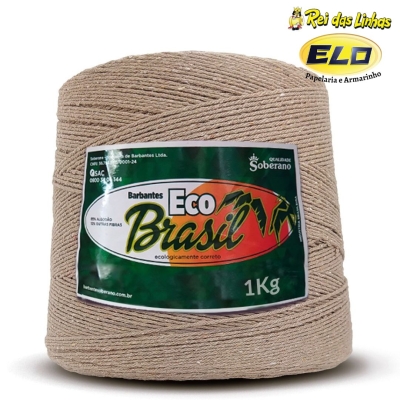 BARBANTE ECO BRASIL N.6 SOBERANO 1KG-36 BEGE