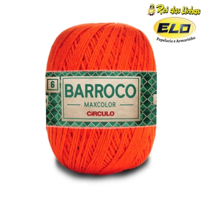 BARBANTE BARROCO MAXCOLOR N.6 400G-4676 BRASA