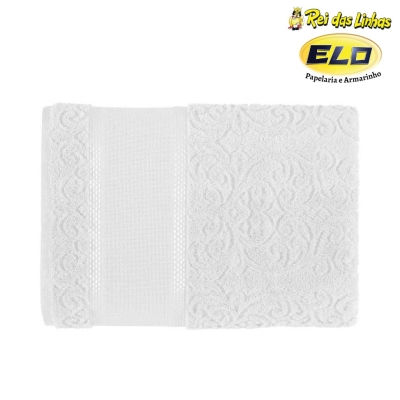 TOALHA BANHO KARSTEN P/BORDAR MELINA 90X150CM-BRANCO